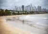 Litoral da Paraíba tem cinco trechos impróprios para banho
