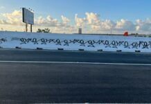 Viaduto de Água Fria é pichado antes da inauguração em João Pessoa: “Inaugurei”