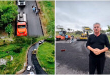 Deputado João Gonçalves acompanha reta final das obras de pavimentação no distrito de Chã dos Pereiras, em Ingá
