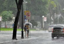 Inmet renova alerta de acumulado de chuva com risco potencial para 19 cidades da Paraíba