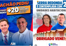 Serra Redonda e Riachão recebem 20 casas cada com apoio de Veneziano