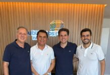 Hugo Motta reúne deputados na sede do Republicanos em João Pessoa com presença de Aguinaldo Ribeiro