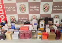 Polícia prende dois homens em flagrante de tentativa de furto à loja O Boticário em Ingá