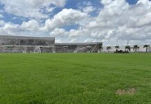 Secretaria de Esportes faz vistoria do Almeidão e garante jogos desde a abertura do Paraibano, dia 17 de janeiro