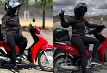 Mais de 500 km: mulher cruza a Paraíba em uma Biz gastando apenas R$ 78 e viraliza nas redes sociais