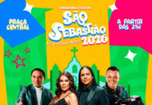 Riachão inicia hoje a tradicional Festa de São Sebastião 2026. Padre Nilson, Duas Paixões e Pingo