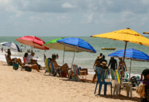 Apenas um trecho do litoral da Paraíba está impróprio para banho neste fim de semana