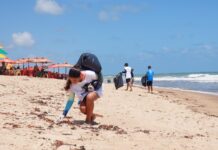 Praia Limpa realiza ações em duas praias de João Pessoa neste final de semana