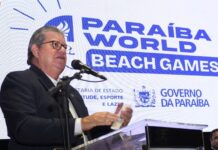 João Azevêdo apresenta Paraíba World Beach Games 2026 e estima impacto de R$ 40 milhões na economia do Estado