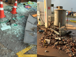 Criminosos explodem cofre de posto de combustíveis e causam prejuízo durante a madrugada em João Pessoa