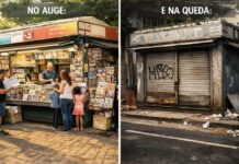 O Auge e a Queda das Bancas de Jornal