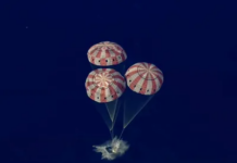 Missão Artemis 2 retorna da Lua e astronautas pousam no Oceano Pacífico