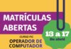 Paraíbatec abre inscrições para cursos gratuitos em Ingá