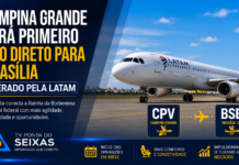 CAMPINA GRANDE TERÁ PRIMEIRO VOO DIRETO PARA BRASÍLIA OPERADO PELA LATAM