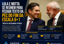 Lula e Motta se reúnem para fechar texto da PEC do fim da escala 6×1 nesta segunda-feira