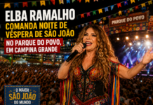 Elba Ramalho comanda noite de véspera de São João no Parque do Povo, em Campina Grande