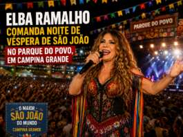 Elba Ramalho comanda noite de véspera de São João no Parque do Povo, em Campina Grande