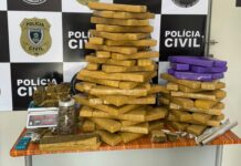 QUASE 100kg: Polícia Civil prende três pessoas e apreende grande quantidade de drogas em Campina Grande