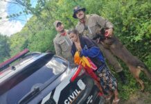 EM AROEIRAS: Polícia Civil e Corpo de Bombeiros localizam mulher desaparecida em área rural