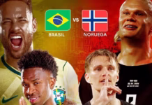 Brasil enfrenta a Noruega nas oitavas de final da Copa do Mundo