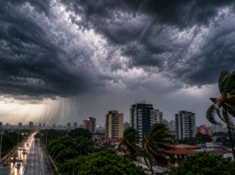 INMET EMITE ALERTA PARA CHUVAS INTENSAS EM TODA A PARAÍBA NESTA SEXTA FEIRA