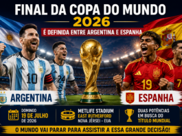 Final da Copa do Mundo 2026 é definida entre Argentina e Espanha