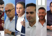 Eleições 2026 têm seis candidatos ao Governo da Paraíba