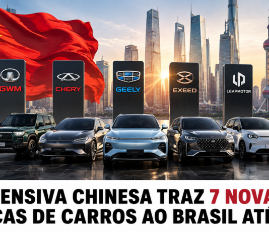 Ofensiva chinesa traz 7 novas marcas de carros ao Brasil até 2028