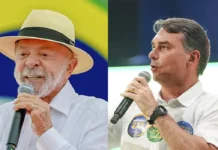 Lula lidera intenções de voto na Paraíba, seguido por Flávio Bolsonaro