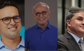 No primeiro dia de campanha na TV, candidatos ao governo da PB apostam em aliados e trajetórias; veja como foi