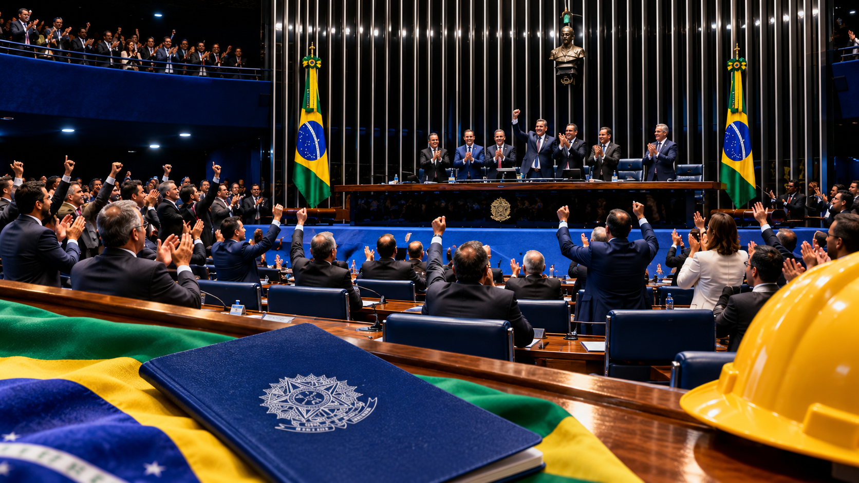 SENADO APROVA (FIM DA ESCALA 6X1) E REDUCÃO DA JORNADA SEMANAL PARA 40 HORAS